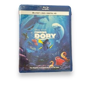 NEW Finding Dory Blu-ray + DVD + Digital HD Disney New Factory Sealed